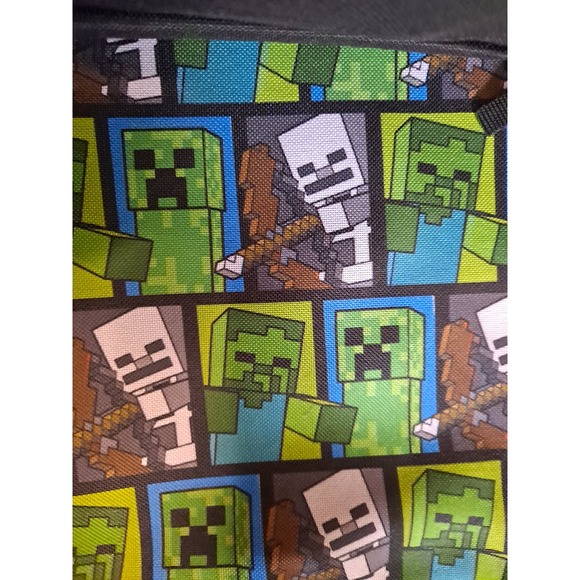 Minecraft Mods Backpack with Attached Thermal Lunch Bag - Picture 11 of 11